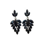 Leaf are light luxury versatile, colorful earrings with a simple and elegant style