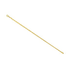 14K Solid Gold Forzentina Bracelet – Classic Cable Chain