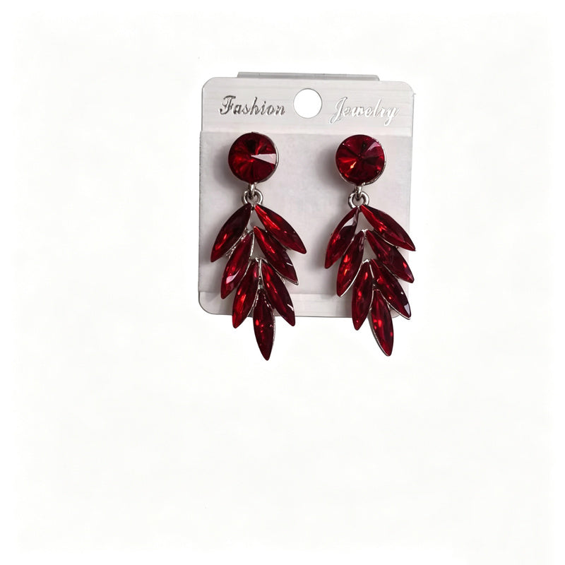 Fashionable colorful feather earrings and pendants, light luxury niche high-end earrings, best-selling item