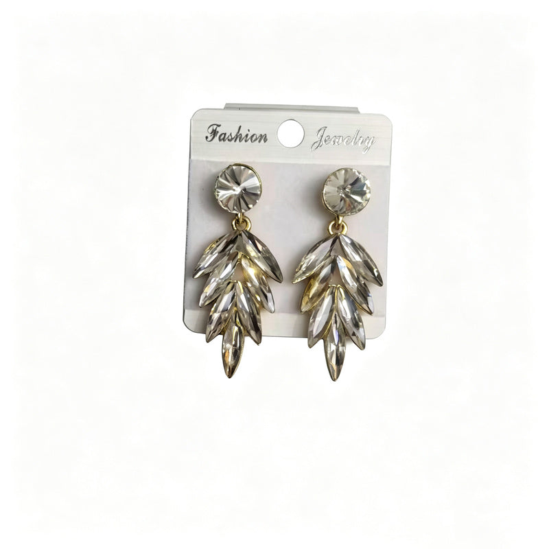 Fashionable colorful feather earrings and pendants, light luxury niche high-end earrings, best-selling item