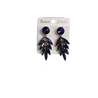 Fashionable colorful feather earrings and pendants, light luxury niche high-end earrings, best-selling item