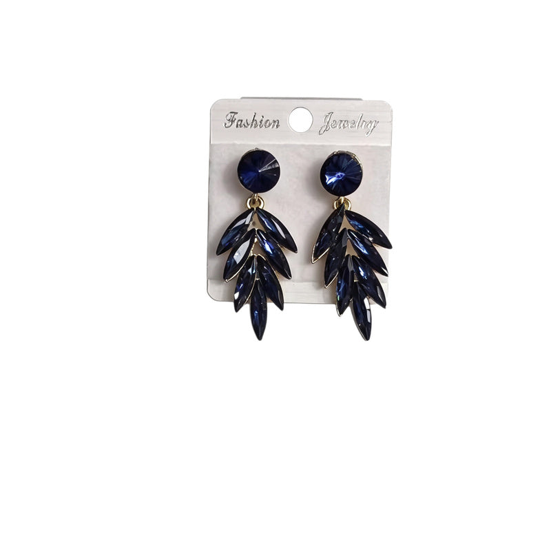 Fashionable colorful feather earrings and pendants, light luxury niche high-end earrings, best-selling item