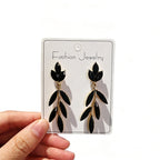 Earrings with crystal leaves, flowers, and geometric studs, bridal full-diamond tassel earrings, high-end earrings