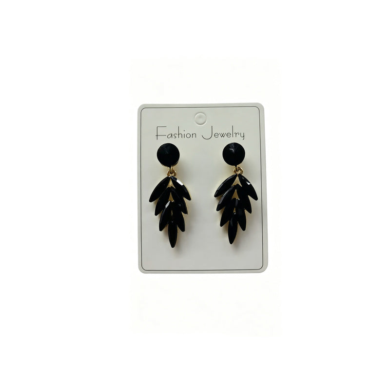 Fashionable colorful feather earrings and pendants, light luxury niche high-end earrings, best-selling item