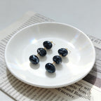 Resin luxury acrylic Maillard earrings, light luxury, niche style, sophisticated and high-end feel