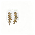 Wind leaf for women, long tassel crystal earrings, high-end earrings