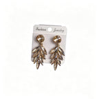 Fashionable colorful feather earrings and pendants, light luxury niche high-end earrings, best-selling item