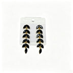Wind leaf for women, long tassel crystal earrings, high-end earrings