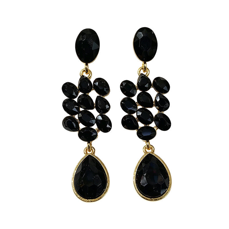 Water Tassel for Women, Elegant Multi-layered Flower Studs, Trendy Versatile Long Drop Earrings