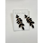 Fashionable leaf-shaped crystal hairpin for women, versatile elegant hair accessory with a light luxury and high-end feel