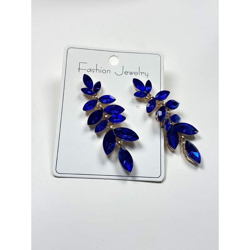 Fashionable leaf-shaped crystal hairpin for women, versatile elegant hair accessory with a light luxury and high-end feel