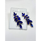 Fashionable leaf-shaped crystal hairpin for women, versatile elegant hair accessory with a light luxury and high-end feel