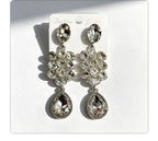 Water Tassel for Women, Elegant Multi-layered Flower Studs, Trendy Versatile Long Drop Earrings
