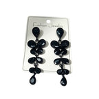 String-style water drop high-end earrings, fashionable and versatile accessories for dates