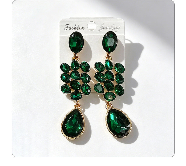 Water Tassel for Women, Elegant Multi-layered Flower Studs, Trendy Versatile Long Drop Earrings