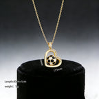 Ink-filled World Cup necklace jewelry, football, light luxury, simple and elegant, alloy heart