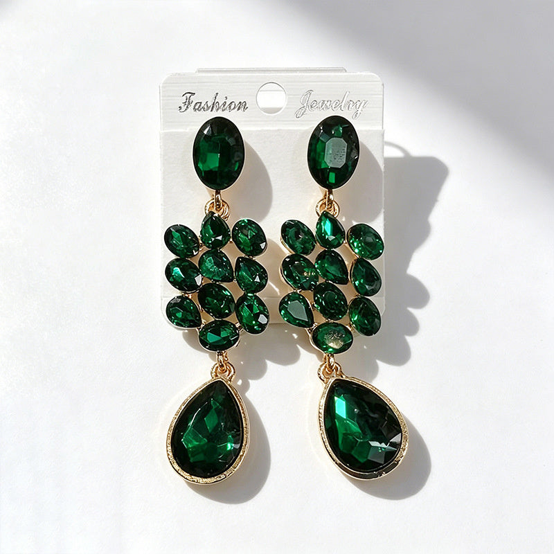 Water Tassel for Women, Elegant Multi-layered Flower Studs, Trendy Versatile Long Drop Earrings