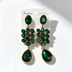 Water Tassel for Women, Elegant Multi-layered Flower Studs, Trendy Versatile Long Drop Earrings