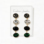 Fashionable, simple, elegant, niche, high-end, light luxury, fresh and colorful long tassel earrings
