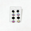 Fashionable, simple, elegant, niche, high-end, light luxury, fresh and colorful long tassel earrings