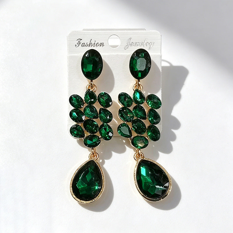 Water Tassel for Women, Elegant Multi-layered Flower Studs, Trendy Versatile Long Drop Earrings